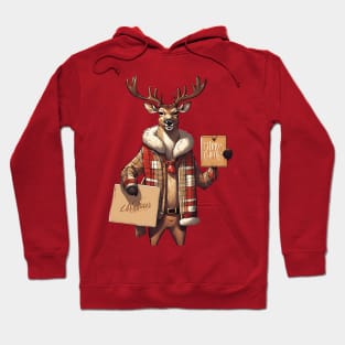 merry christmas deer Hoodie